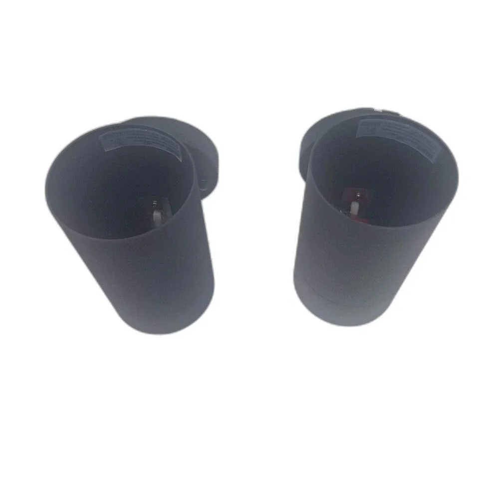 Ken & Ricky 2 Pack Outdoor Wall Light Fixture Matte Black Cylinder Sconce KR3309